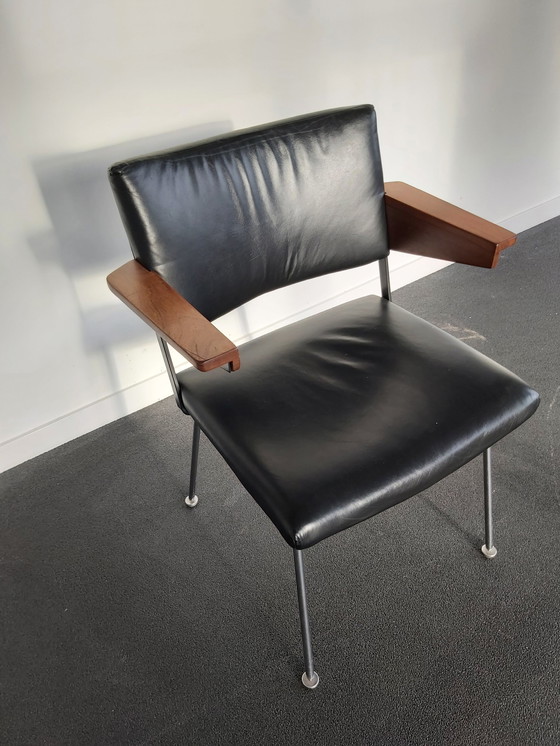 Image 1 of Cordemeyer Chair Black With Wood Armrest