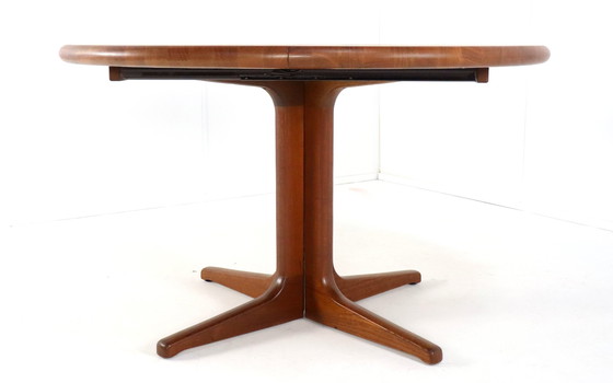 Image 1 of Tavolo da pranzo allungabile rotondo 2X Glostrup 'Kappendrup' vintage