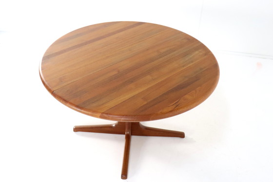 Image 1 of Tavolo da pranzo allungabile rotondo 2X Glostrup 'Kappendrup' vintage