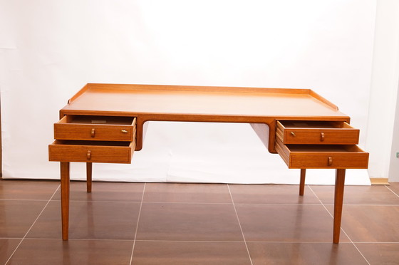 Image 1 of Teak desk by Bertil Fridhagen for Bodafors