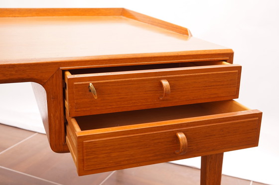 Image 1 of Teak desk by Bertil Fridhagen for Bodafors