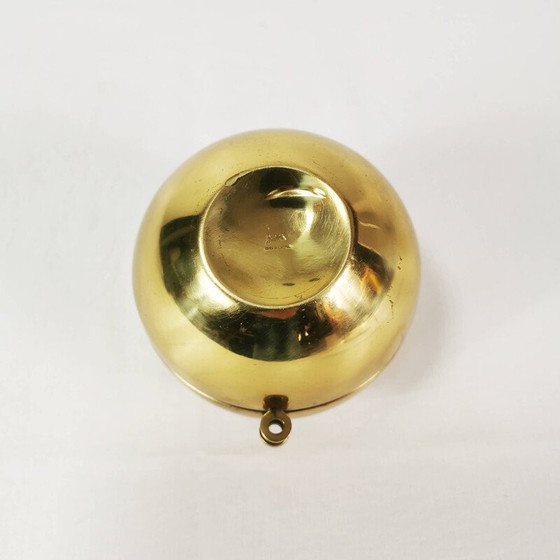 Image 1 of Vintage brass piggy bank by Carl Aubock, Austria 1950s