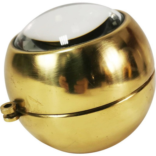 Vintage brass piggy bank by Carl Aubock, Austria 1950s