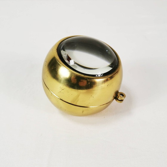 Image 1 of Vintage brass piggy bank by Carl Aubock, Austria 1950s