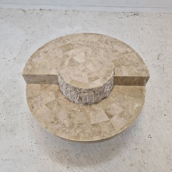Image 1 of Vintage Mactan stone coffee table by Magnussen Ponte, 1980