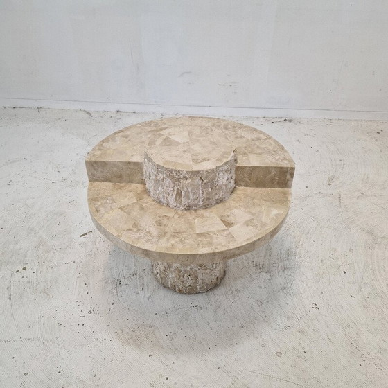 Image 1 of Vintage Mactan stone coffee table by Magnussen Ponte, 1980