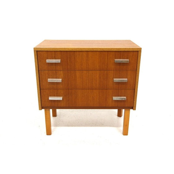 Image 1 of Vintage teak and beech chest of drawers, Sweden 1960