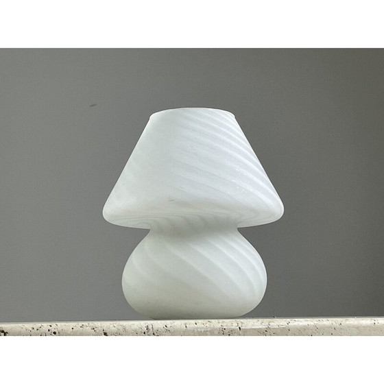 Image 1 of Lampada a fungo in vetro di Murano vintage, 1970