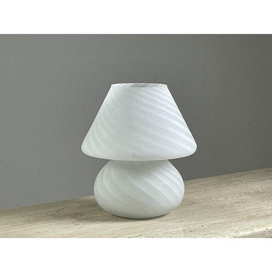 Image 1 of Lampada a fungo in vetro di Murano vintage, 1970