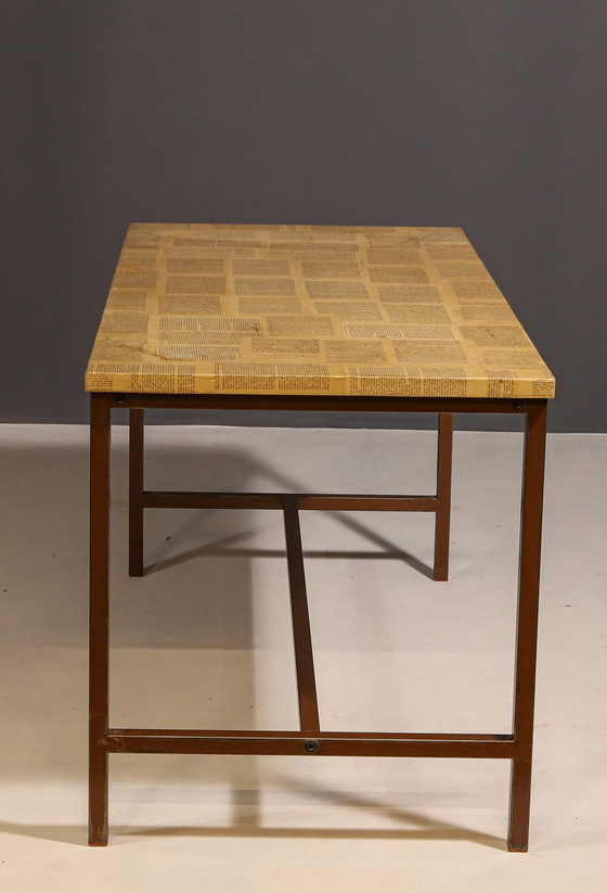 Image 1 of Tavolo da cucina industriale vintage del blocco orientale, anni '50, Cecoslovacchia