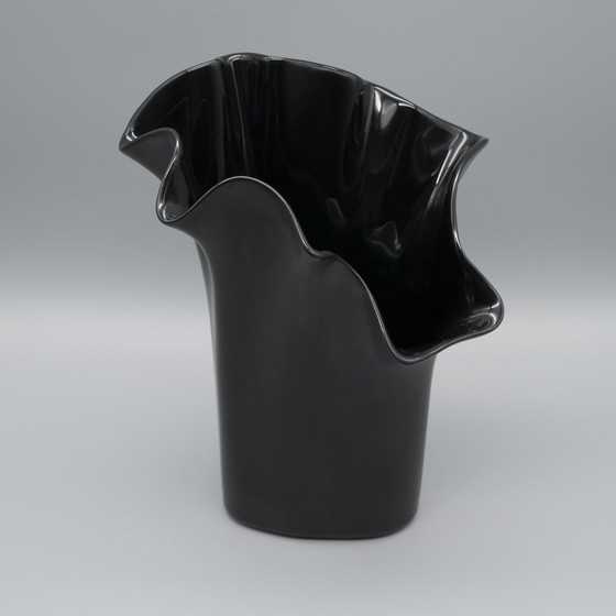 Image 1 of Rosenthal Studio-Line Fazzoletto Asym Vase Claus Josef Riedel Germany Porcelain 