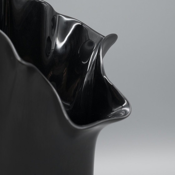 Image 1 of Rosenthal Studio-Line Fazzoletto Asym Vase Claus Josef Riedel Germany Porcelain 