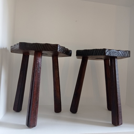 2 Tripod Stools