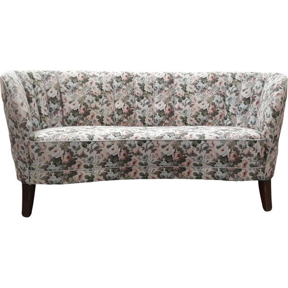 Image 1 of Vintage modern banana sofa by Slagelse Mobelvaer, Denmark 1940