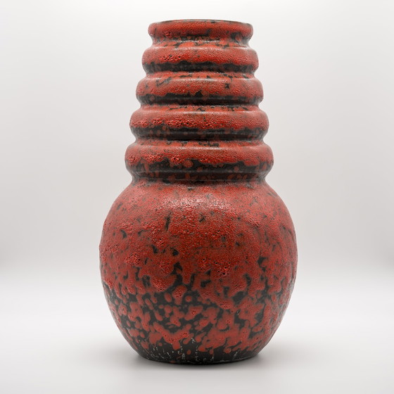 Image 1 of Bodenvase Floor Vase West Germany Pottery Mid-Century Design 70s Scheurich Vienna 269-40 CM