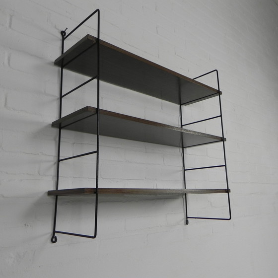 Image 1 of Wall Rack In The Style Of Tomado, String And Pilastro, 1960s