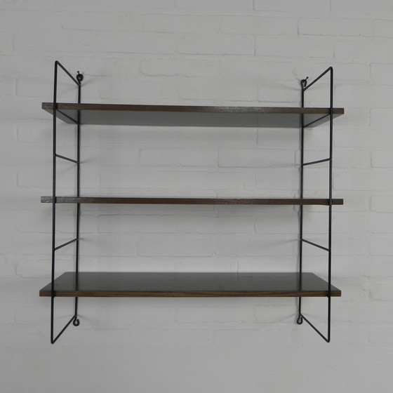 Image 1 of Wall Rack In The Style Of Tomado, String And Pilastro, 1960s