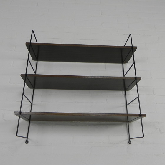 Image 1 of Wall Rack In The Style Of Tomado, String And Pilastro, 1960s