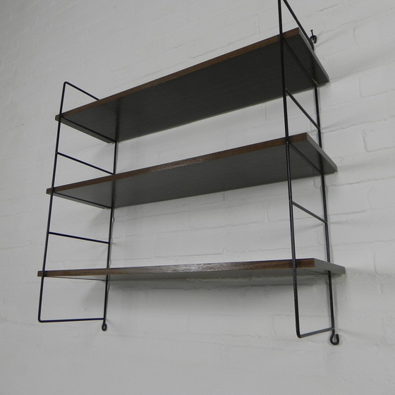 Image 1 of Wall Rack In The Style Of Tomado, String And Pilastro, 1960s