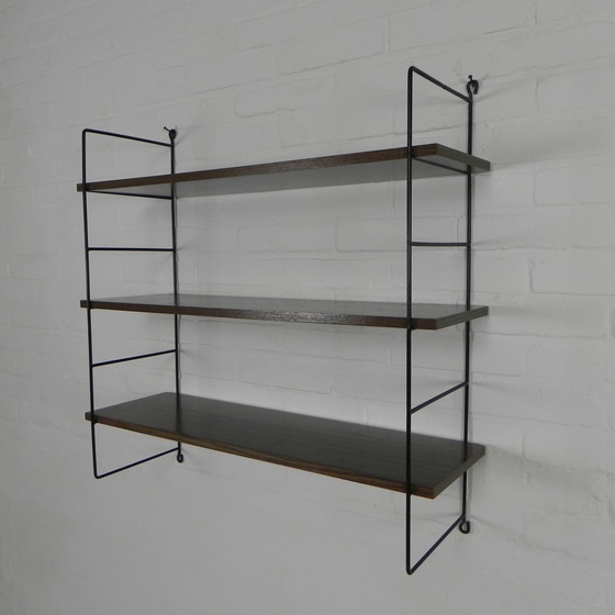 Image 1 of Wall Rack In The Style Of Tomado, String And Pilastro, 1960s