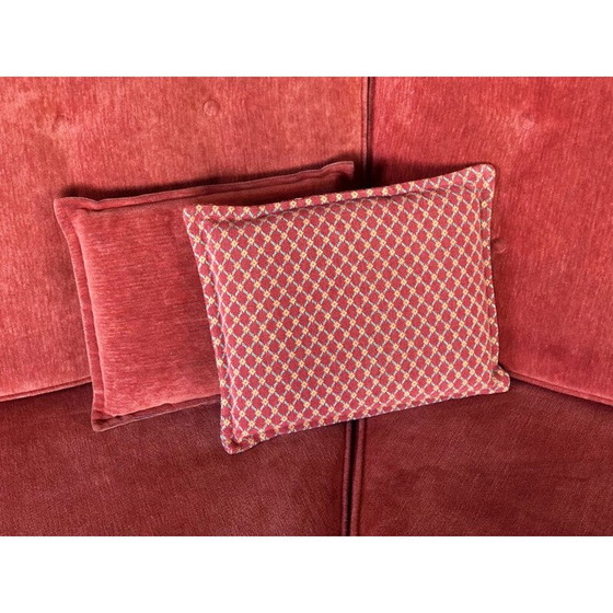 Image 1 of Vintage oak corner sofa by Robert Guillerme et Chambron, France 1960