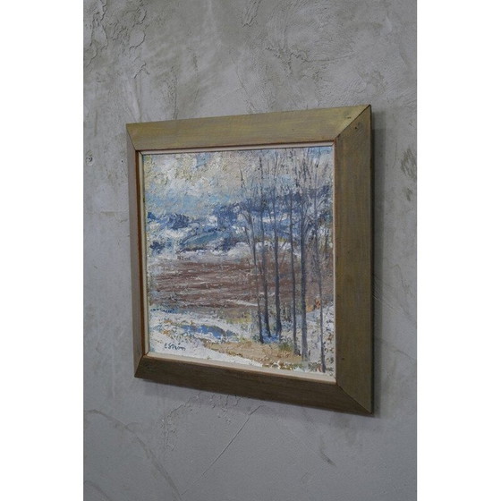 Image 1 of Vintage painting by Erik Ström, Sweden 1970