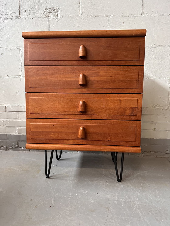 Image 1 of Vintage chest of drawers teak