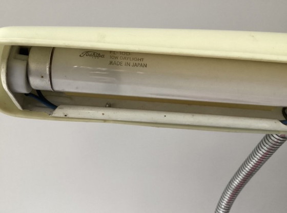 Image 1 of Lampe de bureau japonaise vintage avec calendrier