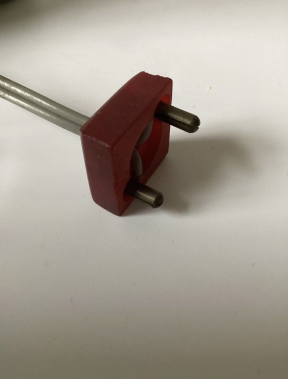 Image 1 of Lampe de bureau japonaise vintage avec calendrier