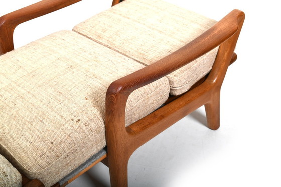 Image 1 of JK Denmark lounge chair and ottoman - solid teak