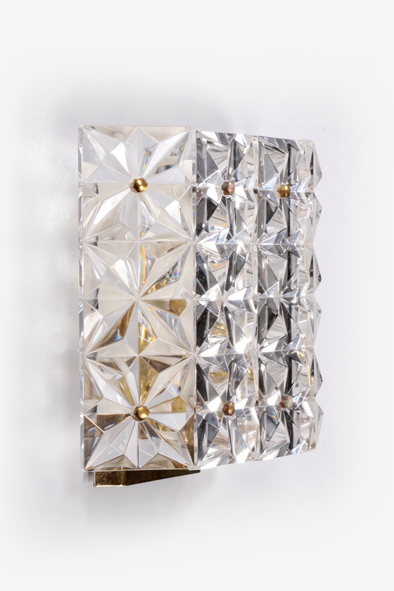 Image 1 of Kinkeldey Gilt and crystal glass Wall Lamp, 1960s