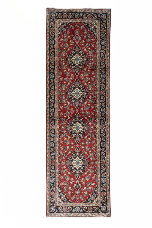 Hand-knotted Kashan Cork Runner - 312 X 95 Cm