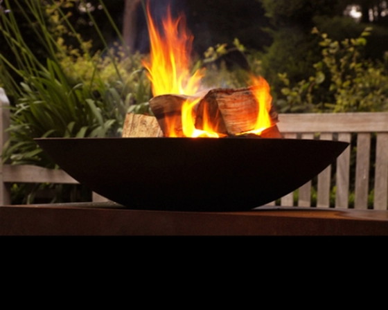 Image 1 of Outdoor fireplace corten steel