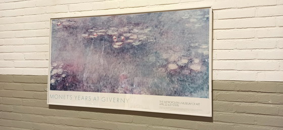 Image 1 of Claude Monet Affiche de l'exposition MET 1978