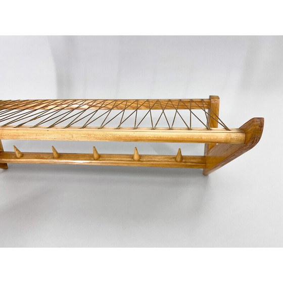 Image 1 of Vintage wooden coat rack for Uluv, Czechoslovakia, 1960