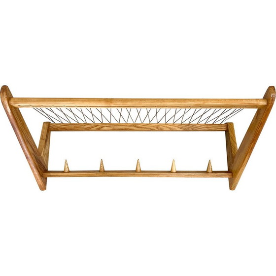 Image 1 of Vintage wooden coat rack for Uluv, Czechoslovakia, 1960
