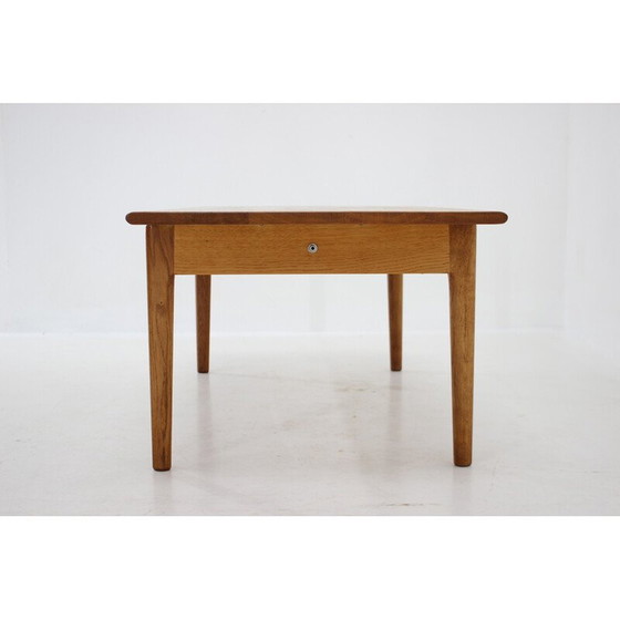 Image 1 of Vintage solid oakwood coffee table "At-15" by Hans J Wegner for Andreas Tuck, Denmark 1960s