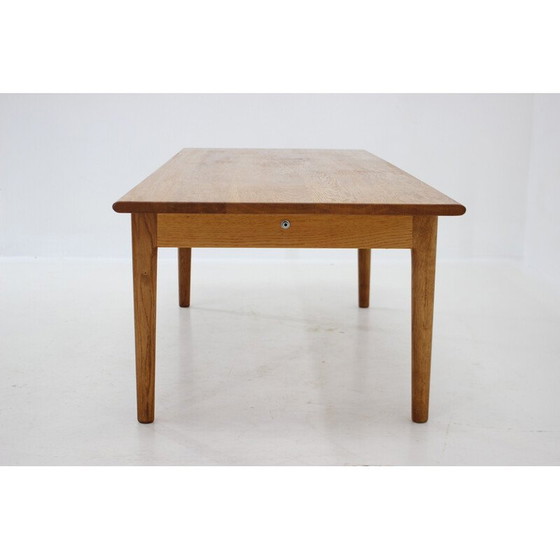 Image 1 of Vintage solid oakwood coffee table "At-15" by Hans J Wegner for Andreas Tuck, Denmark 1960s