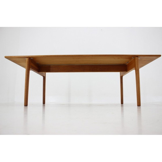 Image 1 of Vintage solid oakwood coffee table "At-15" by Hans J Wegner for Andreas Tuck, Denmark 1960s
