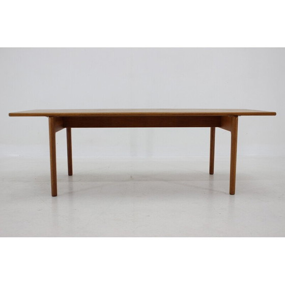 Image 1 of Vintage solid oakwood coffee table "At-15" by Hans J Wegner for Andreas Tuck, Denmark 1960s