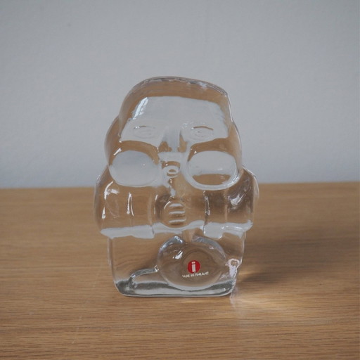 1970S Iittala Glassblower Lasinpuhaltaja Figurine 