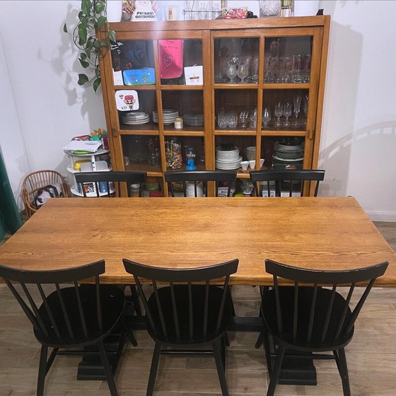 Image 1 of Vintage solid wood monastery table