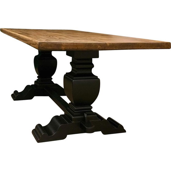 Image 1 of Vintage solid wood monastery table