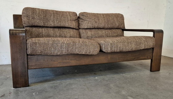 Image 1 of Brutalist Oak 2 Seater Sofa