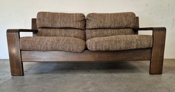 Image 1 of Brutalist Oak 2 Seater Sofa