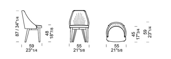 Image 1 of 3x chaise de salle à manger NEIL