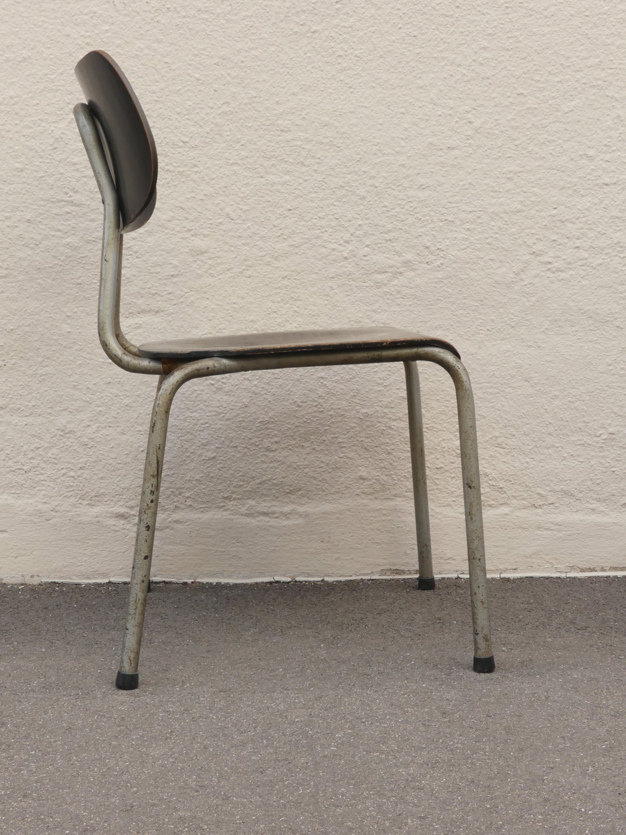 x chair industrial design 50s tubular steel plywood €190 Whoppah