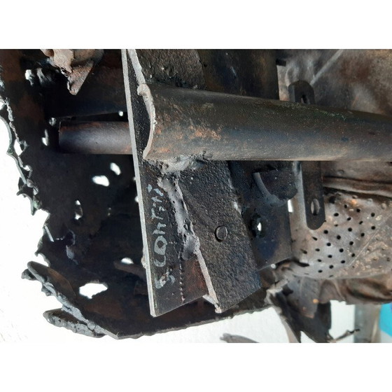 Image 1 of Scultura vintage in metallo di S. Contini, anni '80