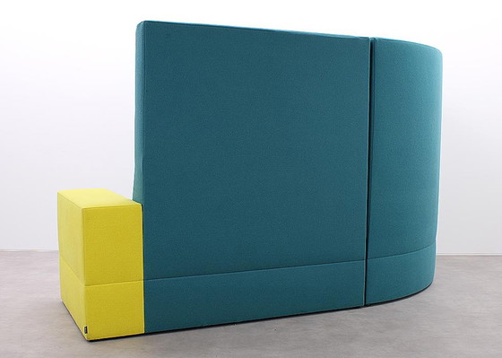 Image 1 of  Casala Palau Bricks sofa blue green / yellow