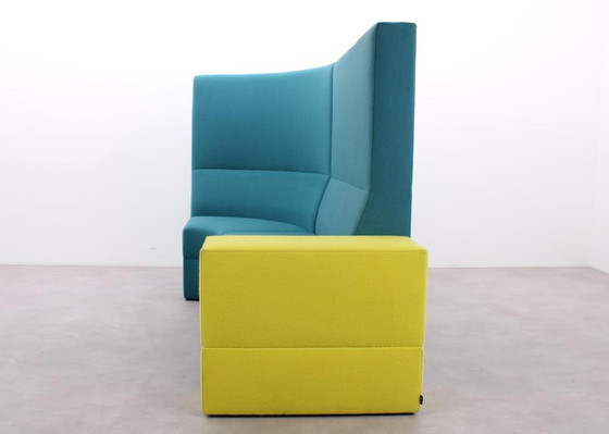 Image 1 of  Casala Palau Bricks sofa blue green / yellow